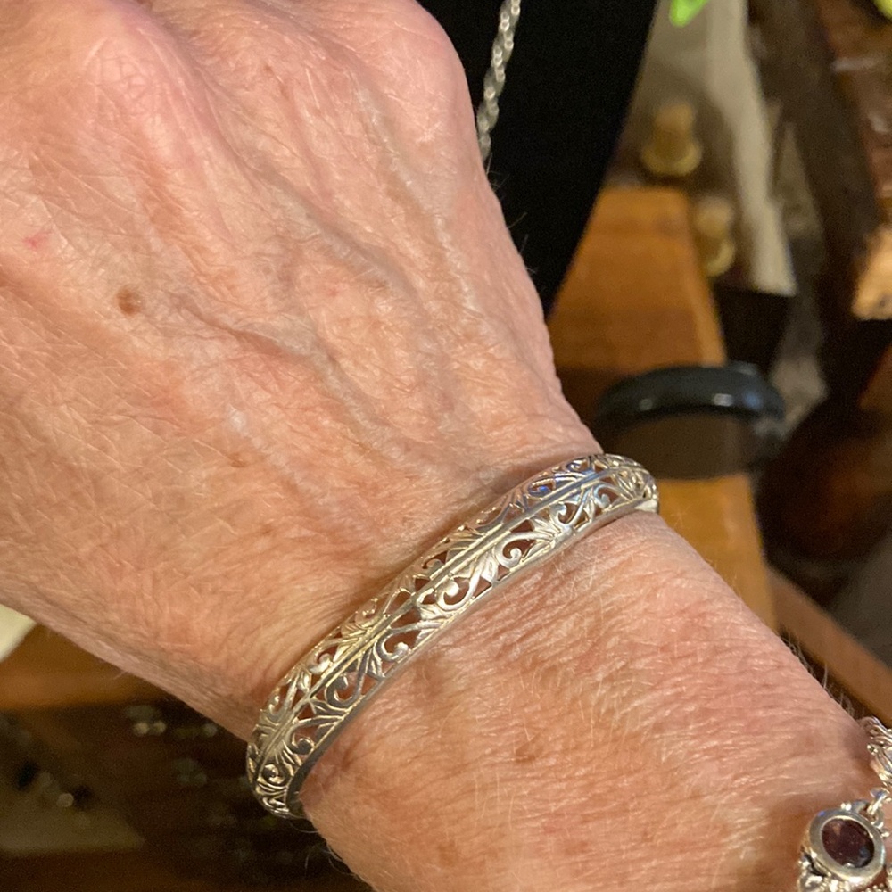 925 Thailand stamped adjustable bracelet